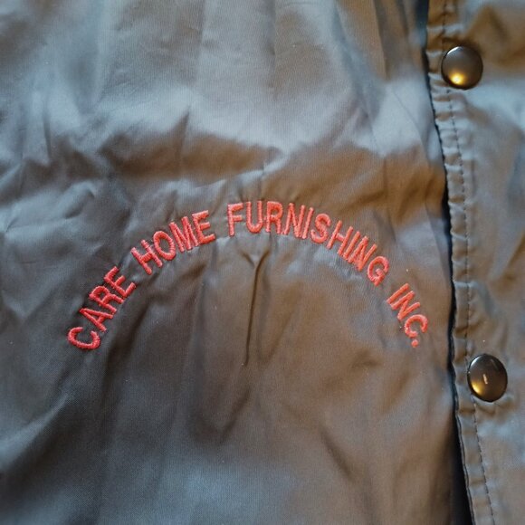 Vintage 1980s Merit Sportswear Jeddore Dolphins Swim Team Light Bomber Jacket - Picture 3 of 16